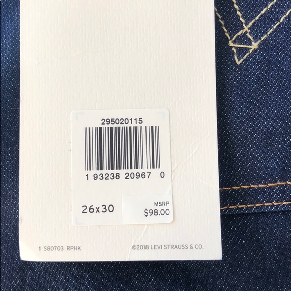 Levi’s high rise skinny 501 jeans - Picture 3 of 3